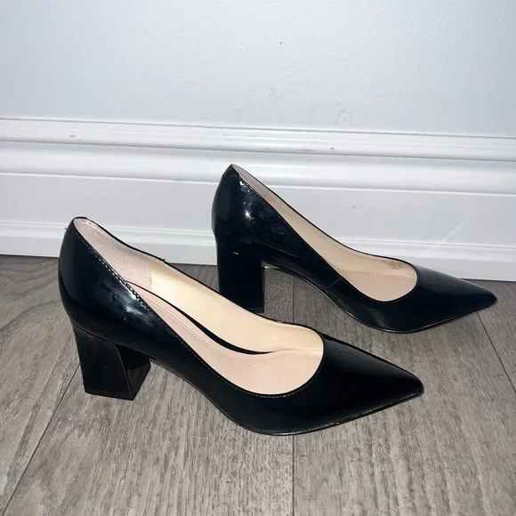 Marc Fisher Black Block Heel Pumps - Picture 1 of 6
